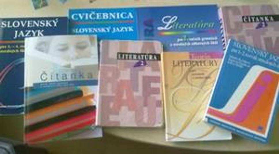 Učebnice slovenského jazyka a literatúry pre 2. ročník gymnázii