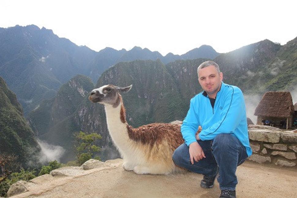 Miestna kosačka - Machu Picchu