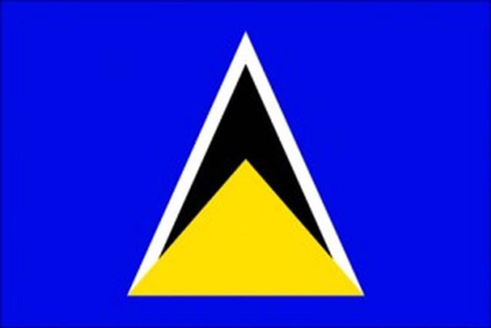 Vlajka ostrova St. Lucia
