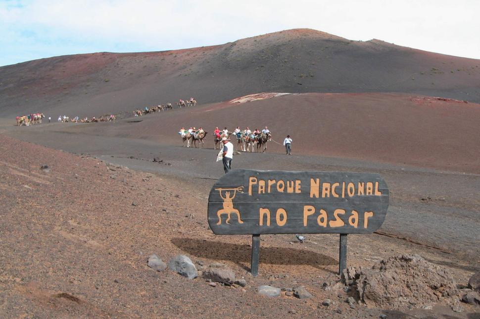Znakom národného parku Timanfaya je diablik