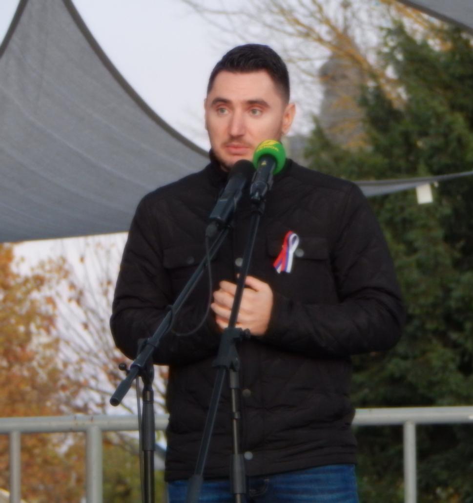 MIlan Kaplan, príhovor k 30.výročiu 17.novembra v Michalovciach, november 2019