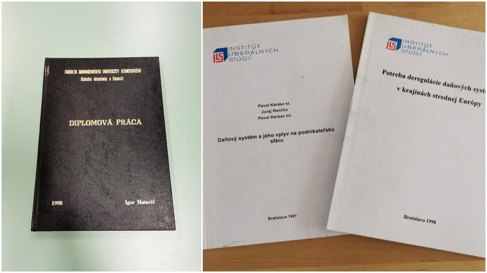 Diplomová práca predsedu vlády a dva vykradnuté tituly