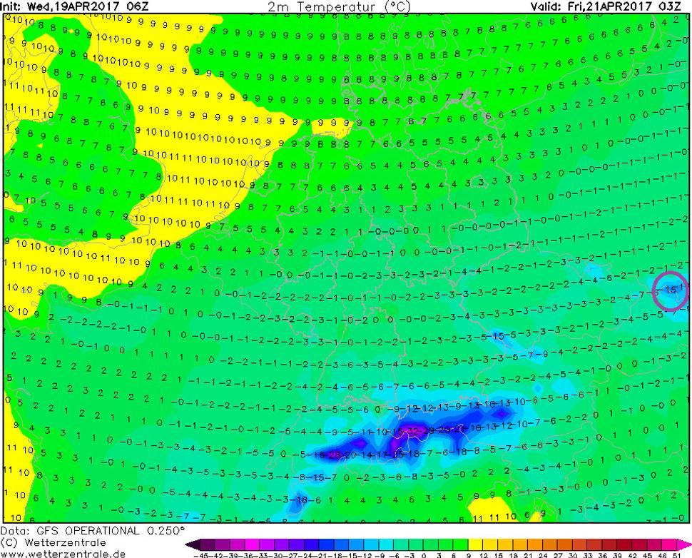 Zdroj: wetterzentrale.de