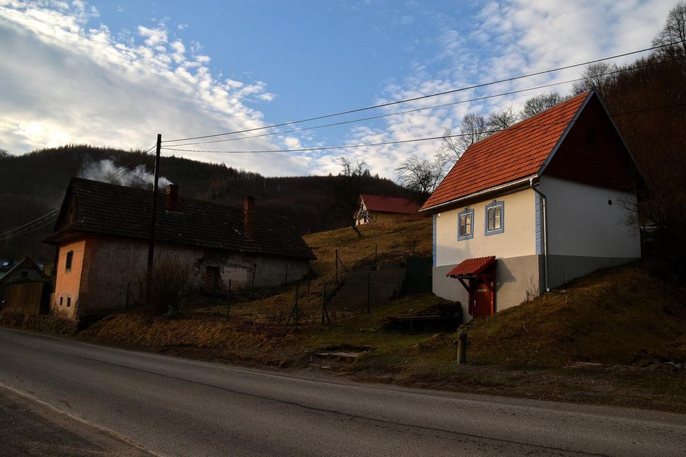 sklársky domček