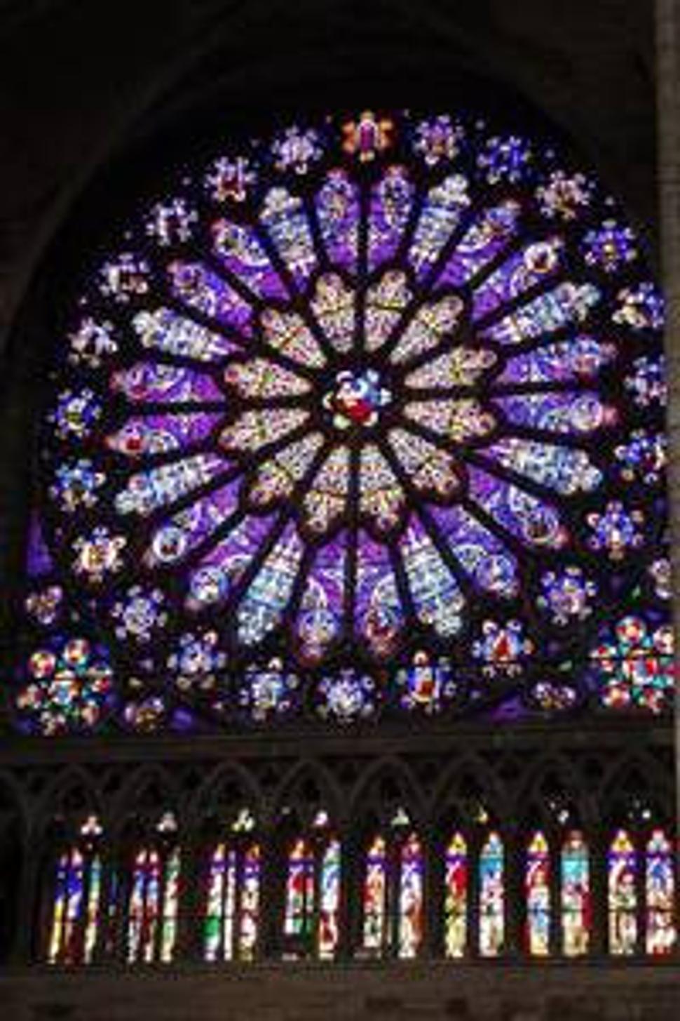 Rozeta Notre Dame Paríž