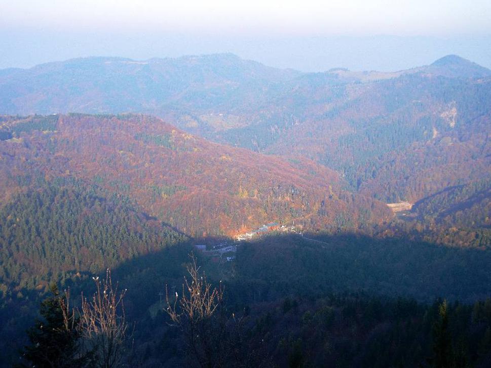 výhľady z Tanádu do Hodrušskej doliny
