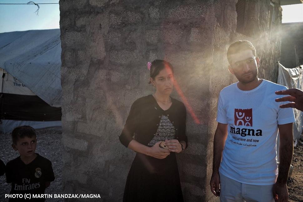 Jazídska obeť sexuálneho násilia ISIS v Iraku.