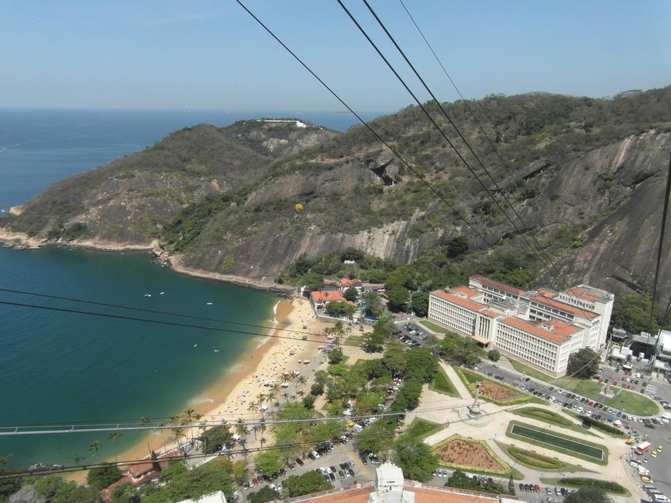 Prvé metre stúpania na Morro da Urca