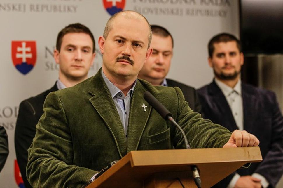 Marian Kotleba, šéf strany ĽSNS v roku 2018