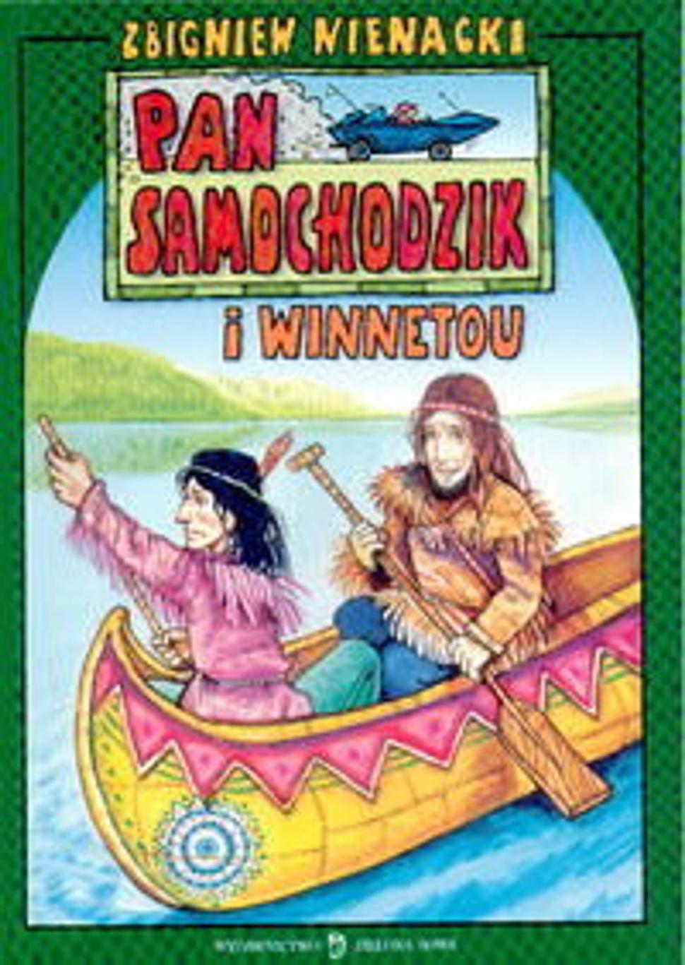 Originálne vydanie knihy v poľštine Pán Samochodzik i Winnetou.