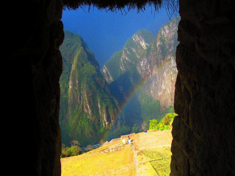 Na Machu Picchu vás poteší aj keď zmoknete...