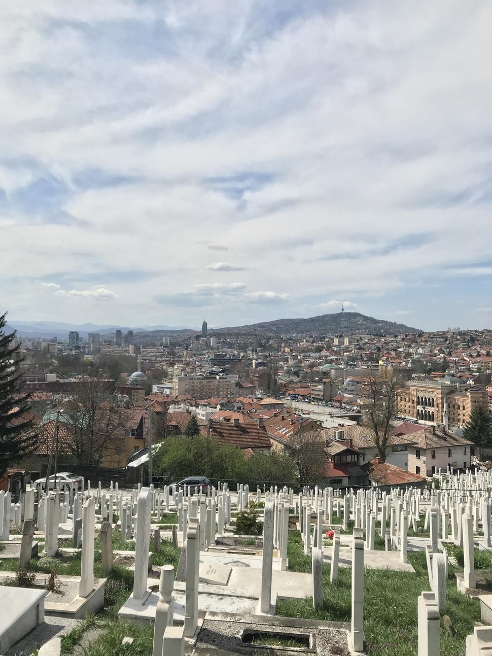 Výhľad na Sarajevo