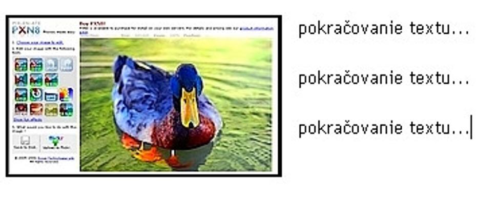 toto je kačica :-) Text aj vedľa fotografie a