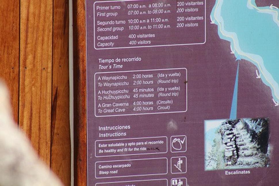 Podmienky cesty na Huayana Picchu
