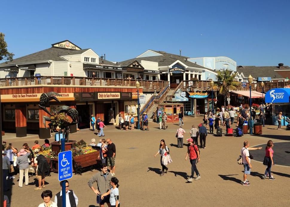 Promenáda pre turistov na Pier 39