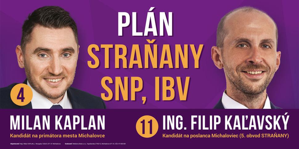 Nové Michalovce - Plán Straňany, SNP, IBV