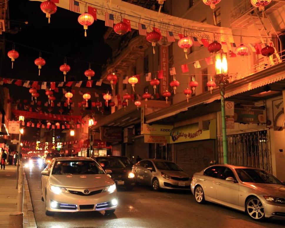 Chinatown večer