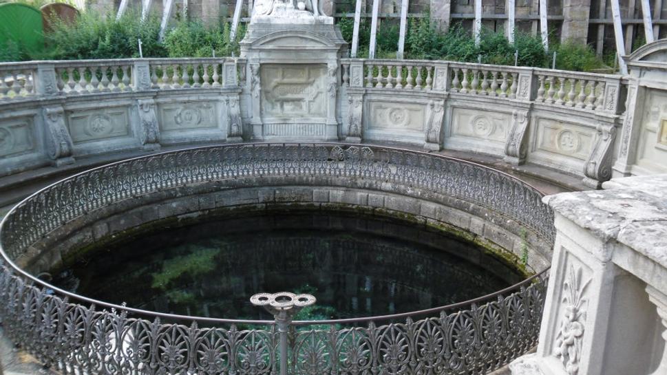 Tretí prameň Dunaja, studňa v meste Donaueschingen.