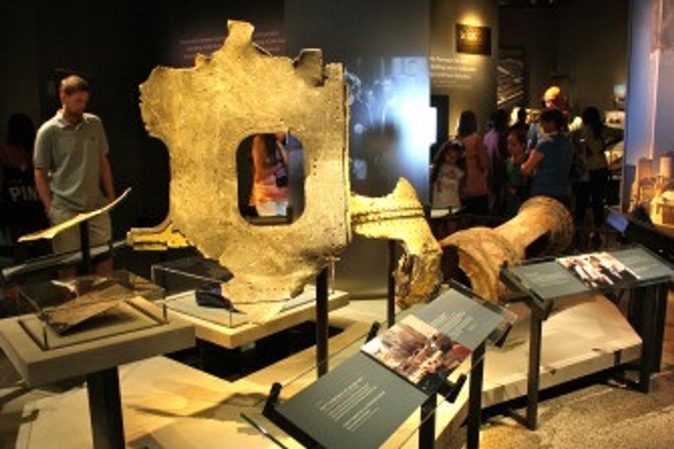 Zvyšky lietadla AA Flight 11