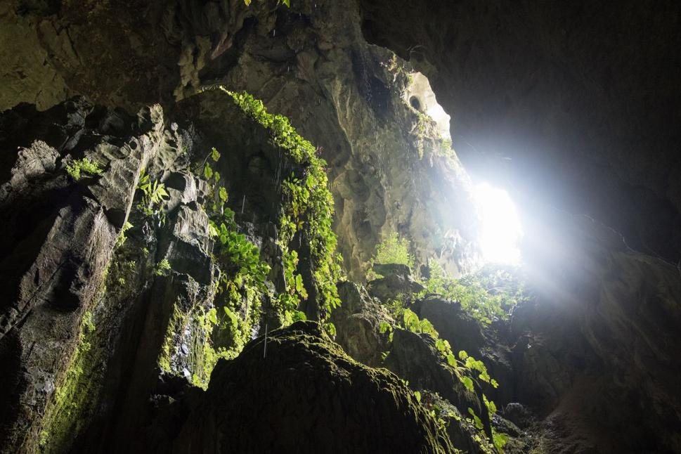 Jaskynné okno vo Fairy cave