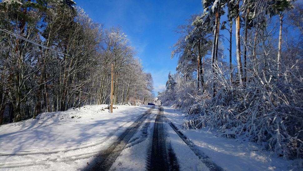 Cestou na Spariská. Vstup do Snehového kráľovstva.