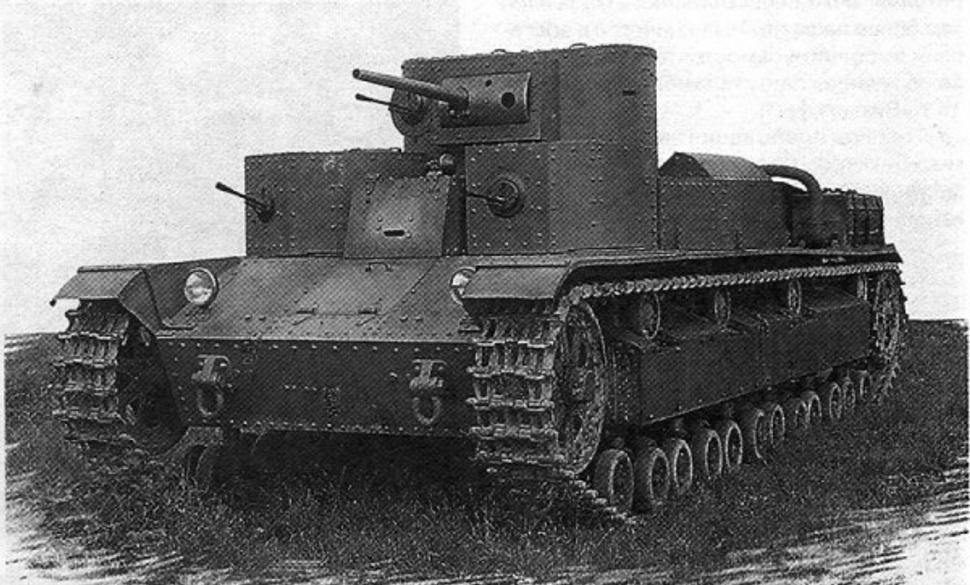 T-28-1 prototyp na vojskových zkouškách, listopad 1932