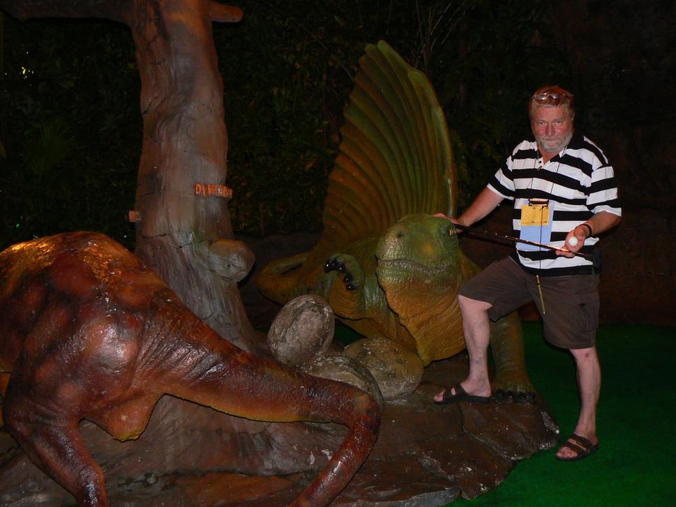 Dino minigolf