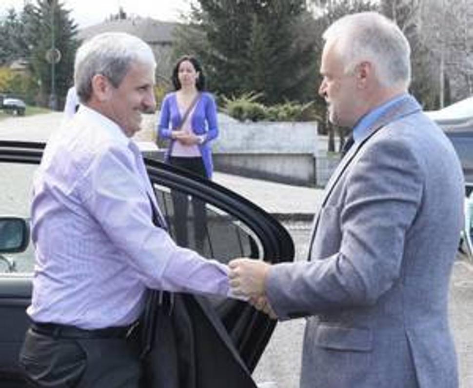 Predseda v našom meste.Apríl 2011