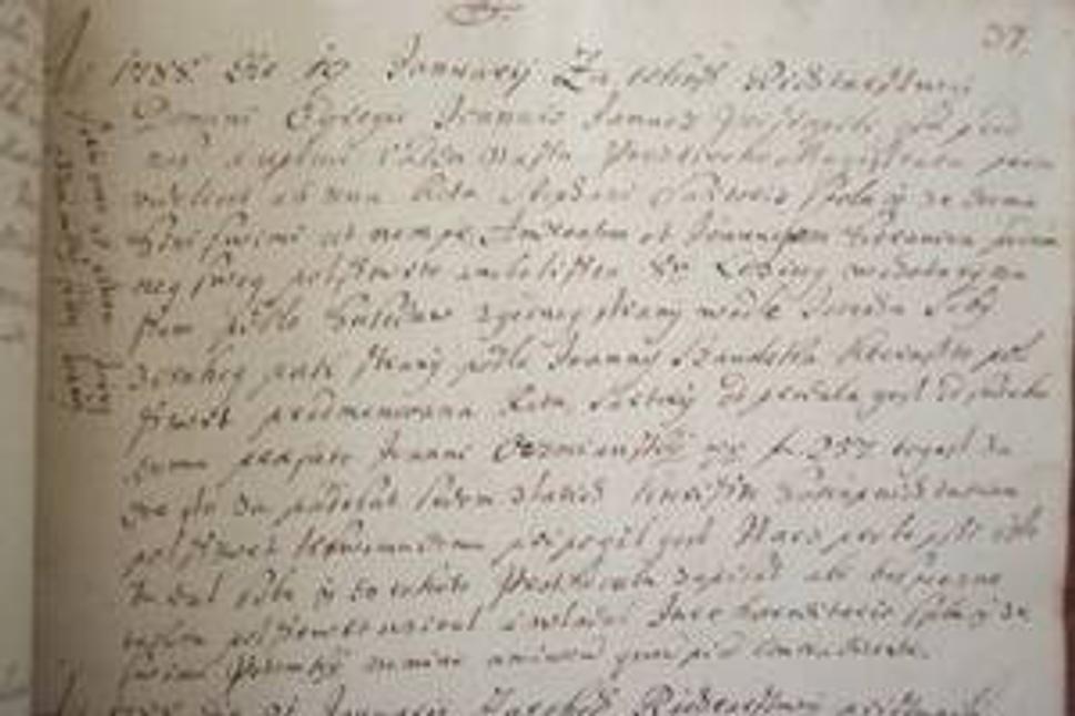 Aj obecná kniha z roku 1788 prezradí o vašich predkoch veľmi veľa - táto je písaná po slovensky