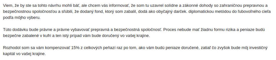 Kayla už zabezpečila kuriérsku spoločnosť a všetko okolo. Stačí sa im ozvať.