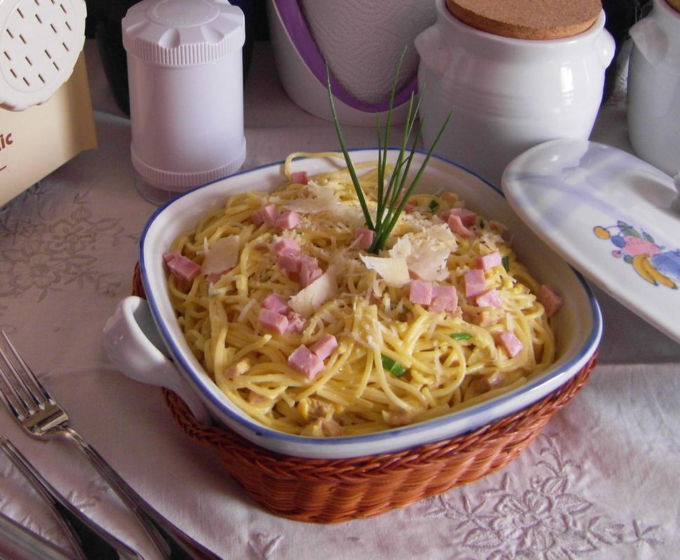 Špagety so šafránom