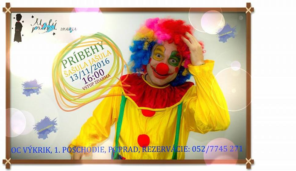 Šašulo Jašulo 13.11.2016 v Poprade - v kaviarni Malý Princ