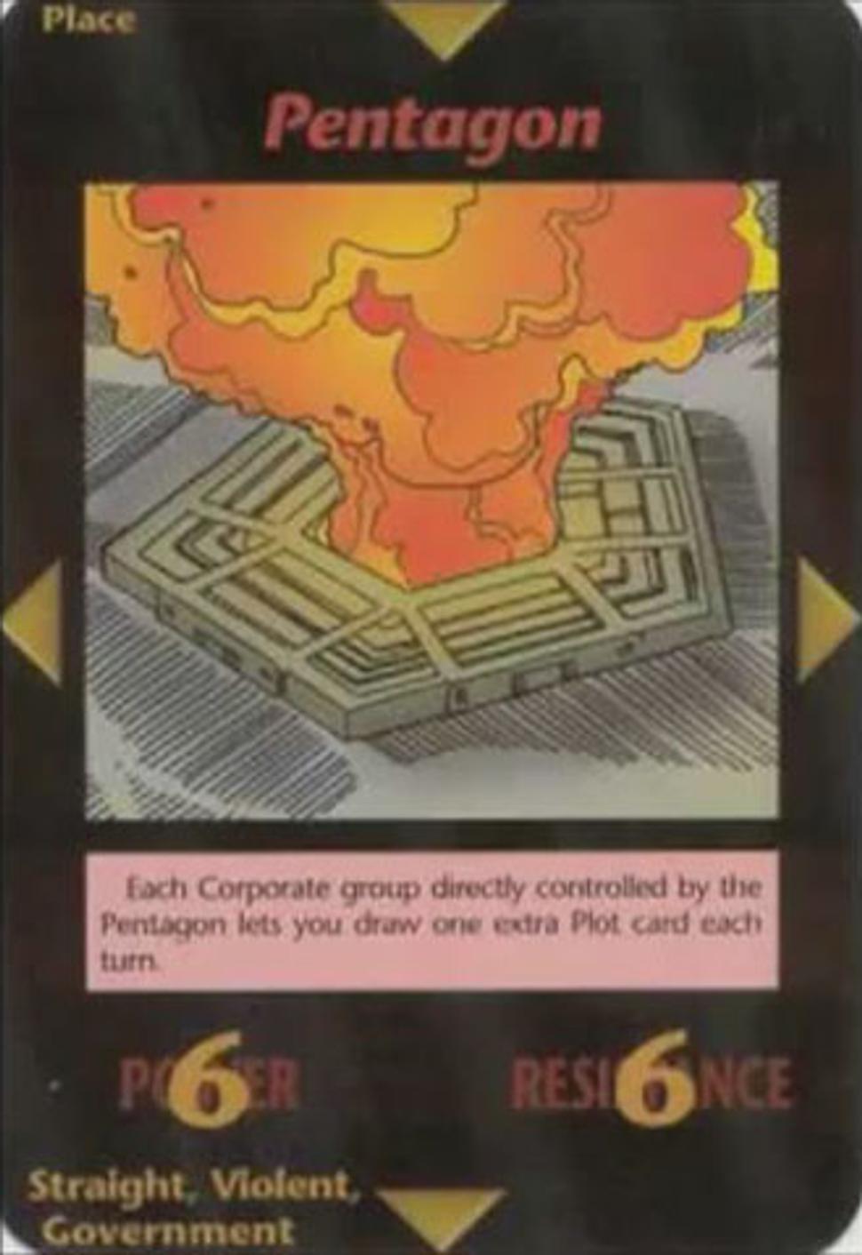 Illuminati cards 1995 (Pentagon)