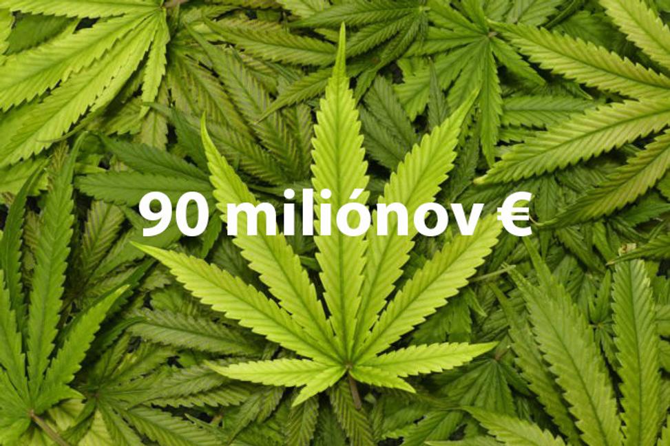 90 miliónov € za legalizovanie trávy