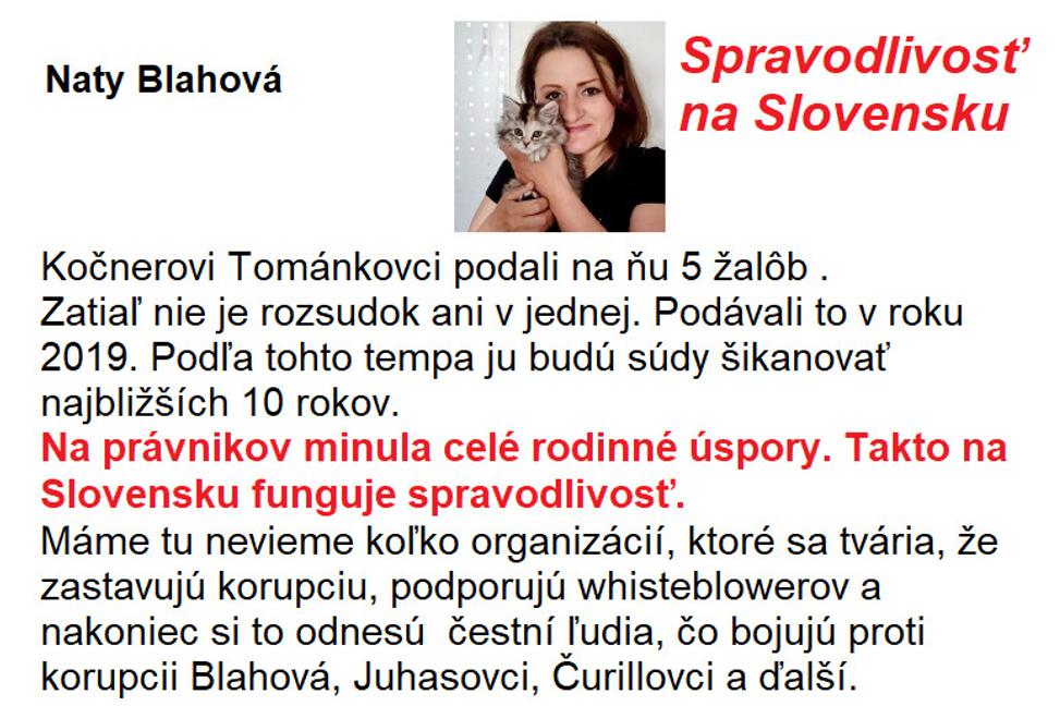 Mafianské súdy, Naty Blahová prišla o celoživotné uspory a Dušan Kovačik vylezie so smiešnou podmienkou.