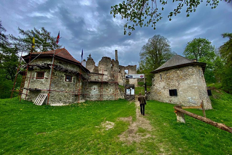 Otvorenie bašty na hrade Sklabiňa