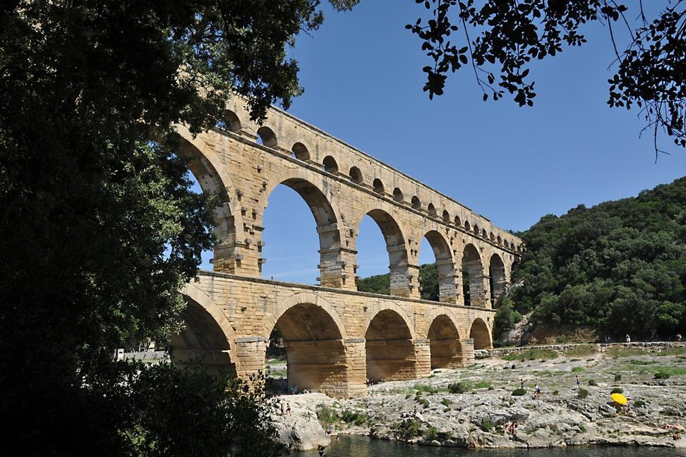 Boulevard Pont du Gard, ako Rím vo Francúzsku mosty staval 