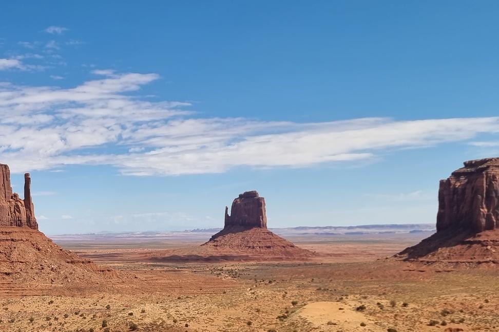 Mýtický Monument Valley, neúnavne bežiaci Forrest Gump a Indián, ktorý nevyjednáva, deň číslo 5