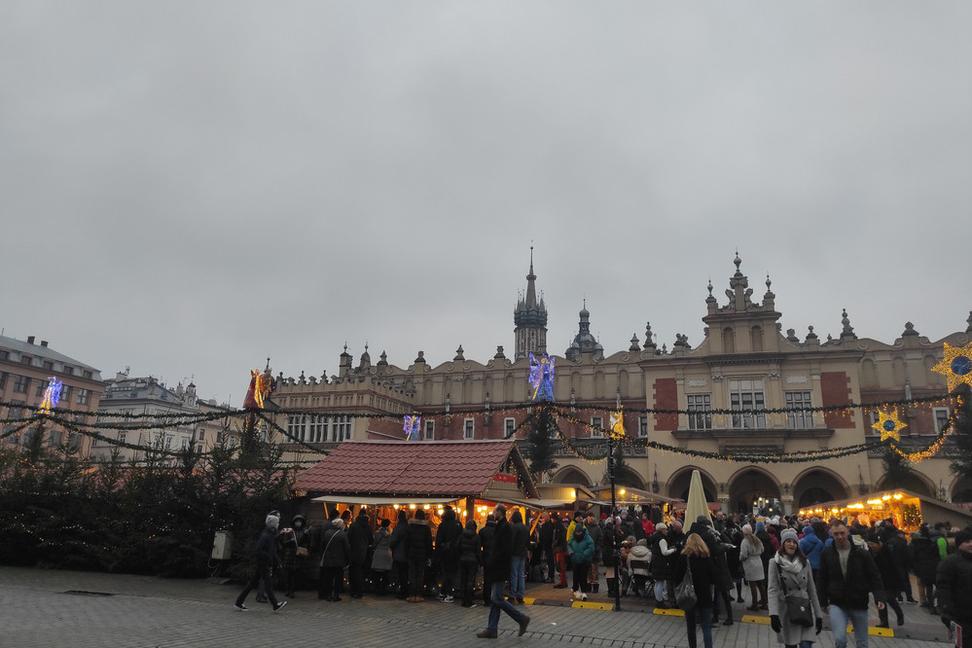 Vianočné trhy v Krakove 