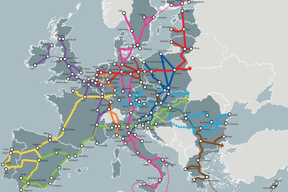 Slovenské železnice v Európe 