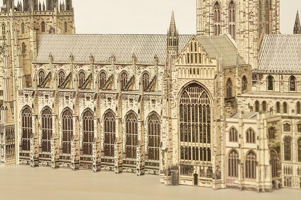 Z mojej papierovej dielne: katedrála Canterbury