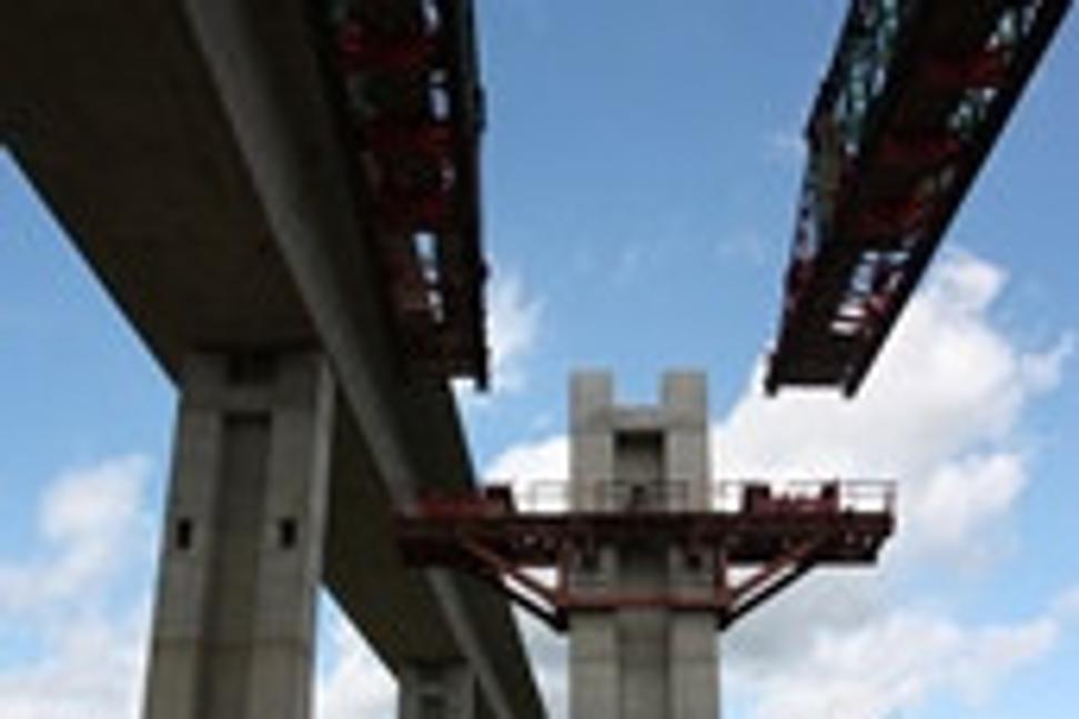 Výstavba diaľnice pri Ružomberku