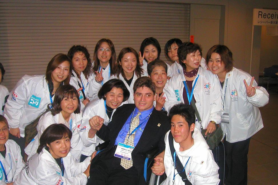 Účasť na svetovom kongrese občanov so zdravotným postihnutím v Japonsku v roku 2002 