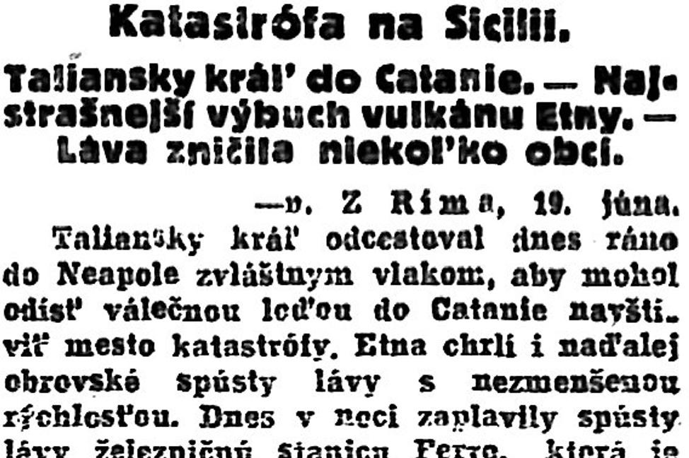 Zaujímavosti zo storočných novín (16. - 22.6.1923) 