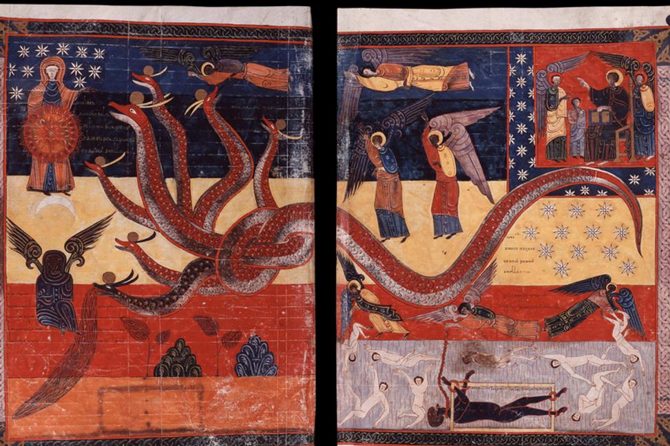 Stredoveké rukopisy: pestrofarebné monštrá, pohromy a draky 