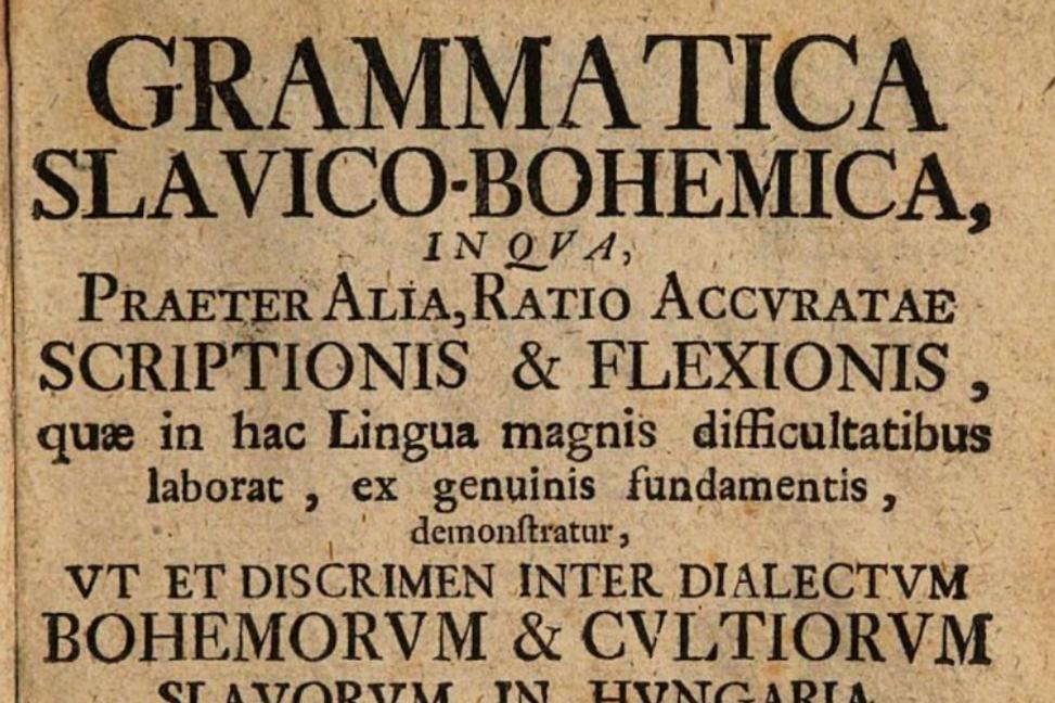 Doležal – invenčný tvorca gramatiky a ďalších učebníc pre Slovákov v 18. storočí