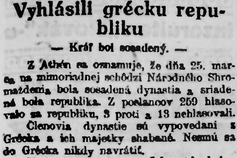 Zaujímavosti zo storočných novín (22. - 28.3.1924)