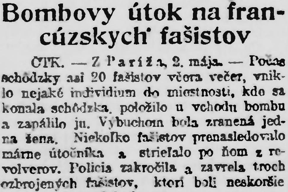Zaujímavosti zo storočných novín (3. - 9.5.1924)