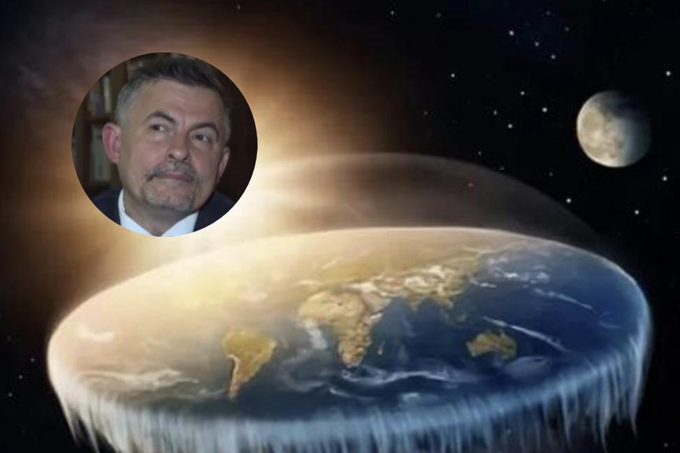 Tak vydyš, Pišta, preca je tá zemegula ploskatá! (totok je enem korešpodenčný lístek)