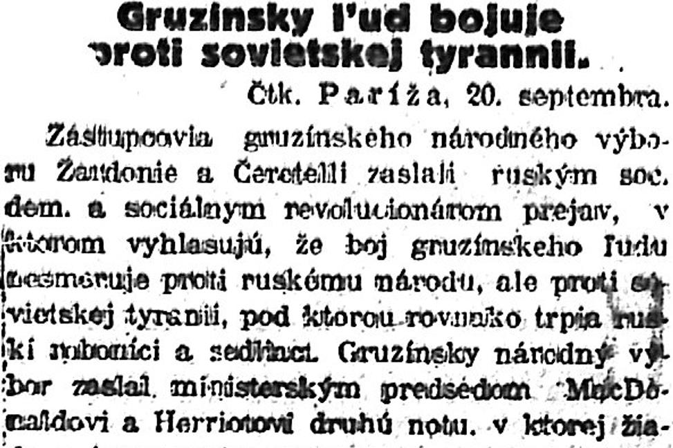 Zaujímavosti zo storočných novín (20. - 26.9.1924)